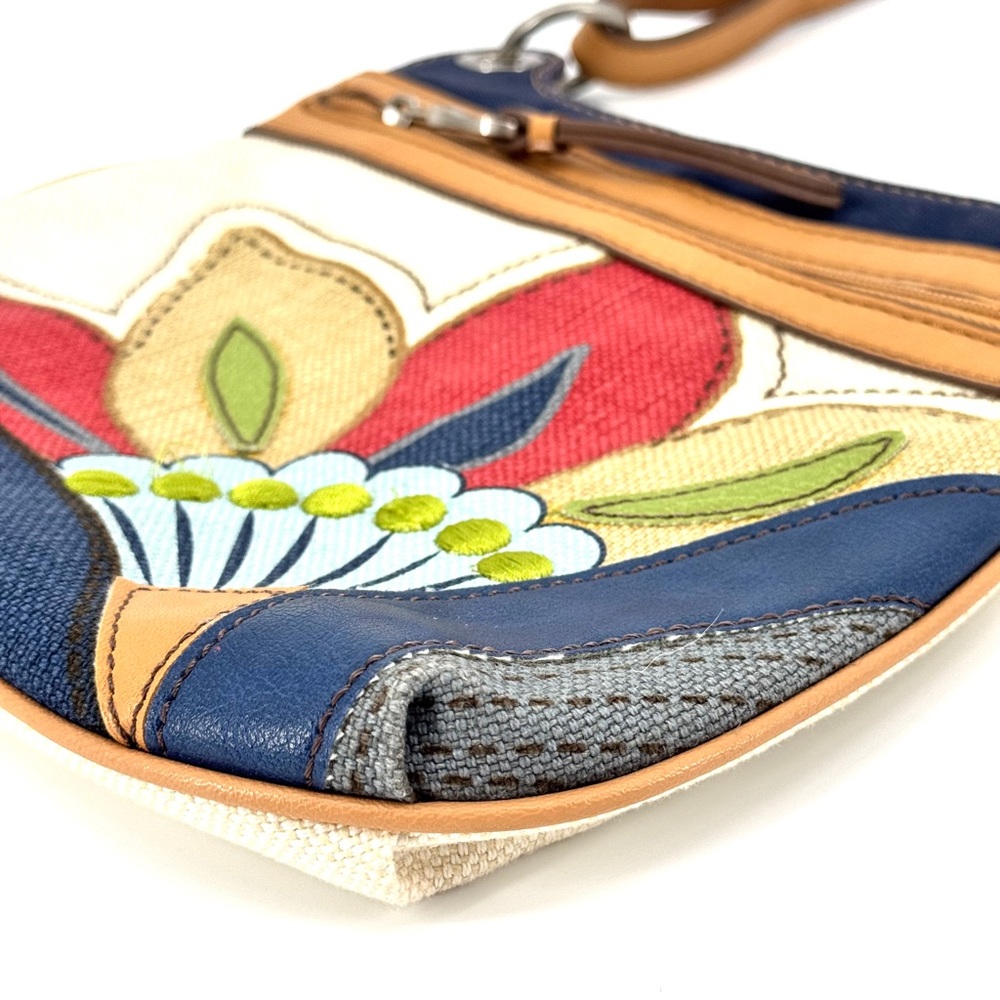 RELIC Floral Embroidered Canvas Crossbody Bag - Picture 4 of 14